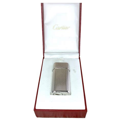 cartier silver lighter|cartier lighter price list.